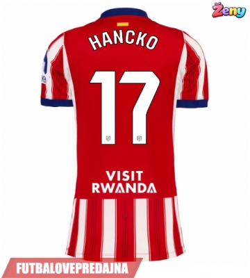 Lacne Ženy Futbalové dres Atletico Madrid David Hancko #17 2026-27 Krátky Rukáv - Domáci